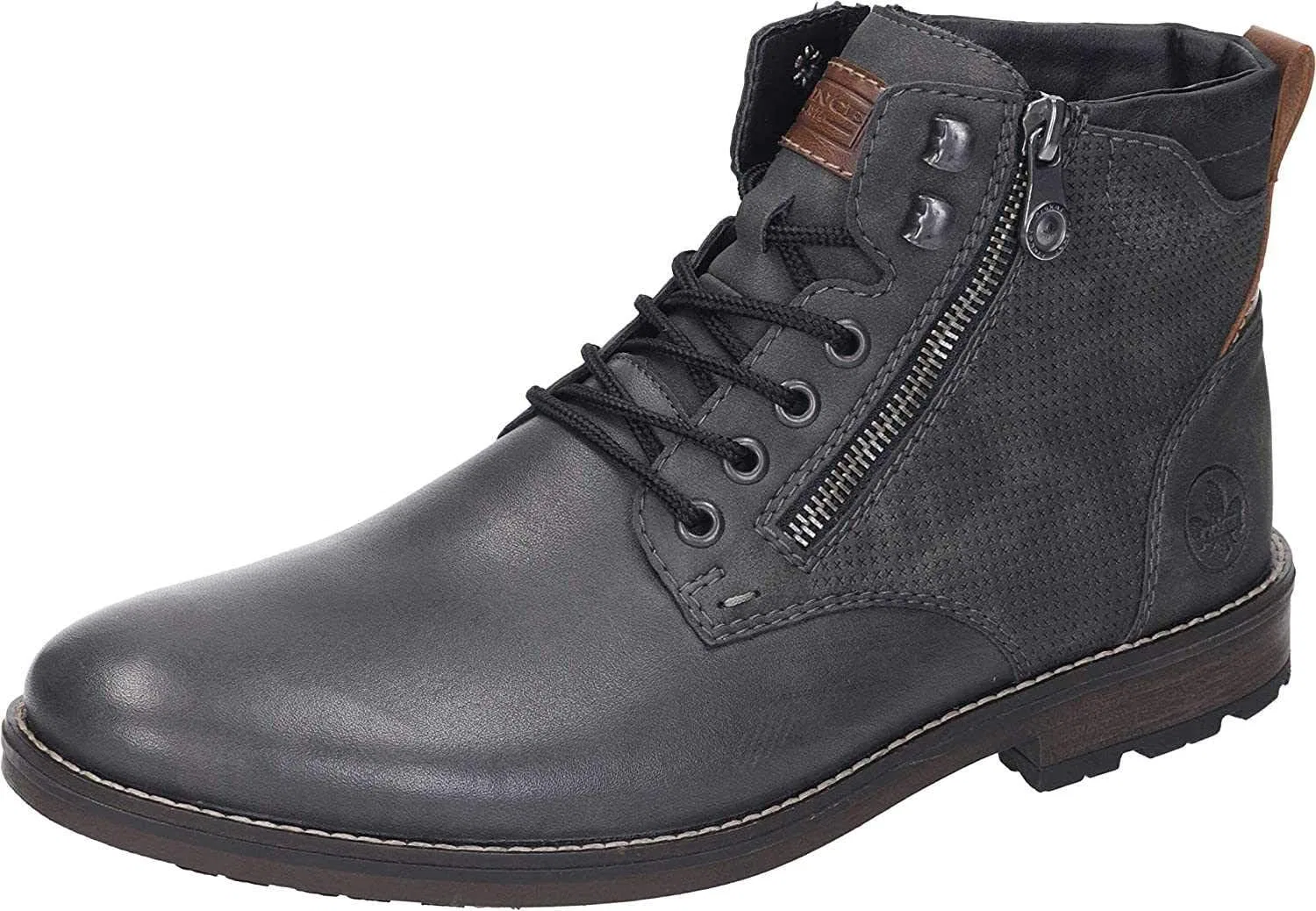 Мужские модные ботинки Rieker F5521, Gray