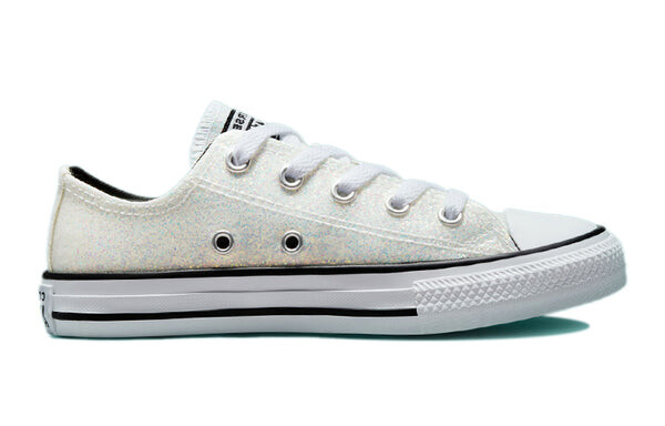 Кроссовки chuck taylor all star low 'winter glitter' Converse, серебряный — фото 3