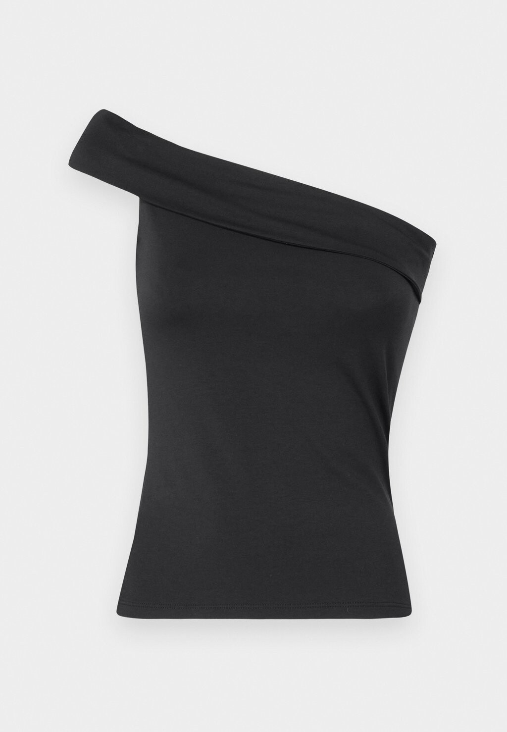 

Топ BARE CLEAN ASYMMETRICAL Abercrombie & Fitch, черный