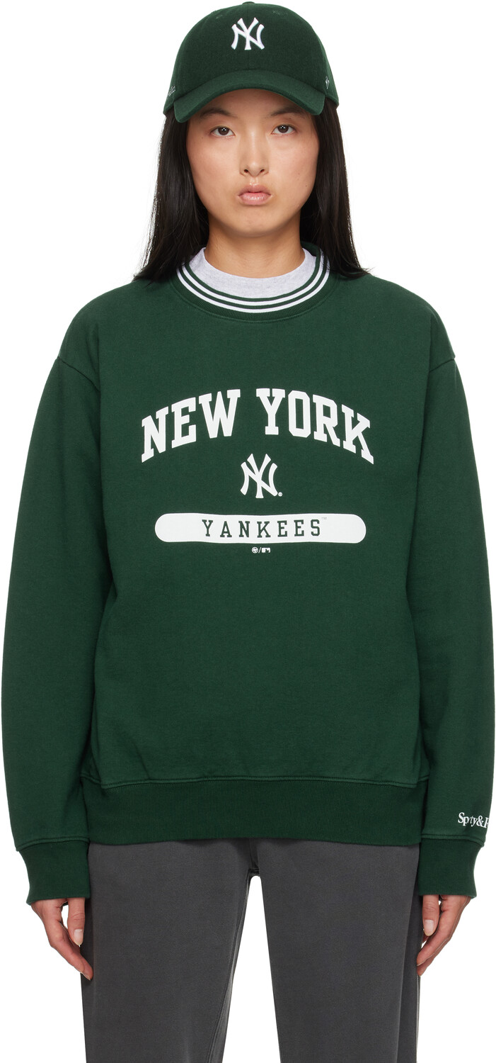 

Зеленый свитер с круглым вырезом Yankees League '47 Edition Sporty & Rich