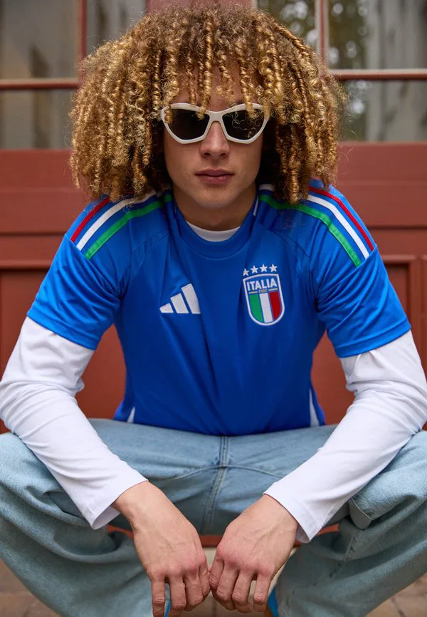 Домашняя футболка сборной италии по регби Adidas Performance, Blue