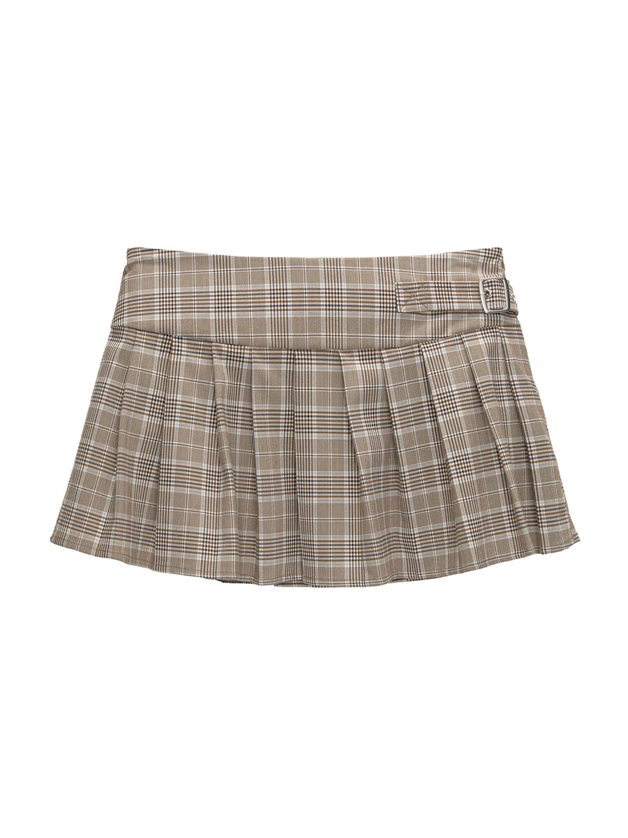 

Юбка Pull&Bear, цвет Brown/Light brown