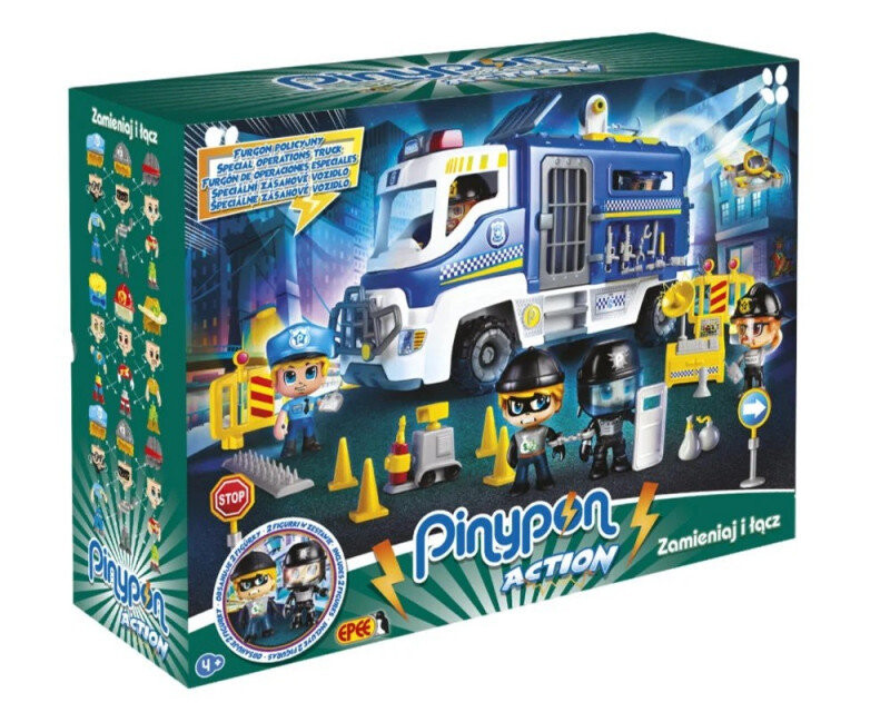 

Набор фигурок Epee, PinyPon Полицейский фургон с фигурками