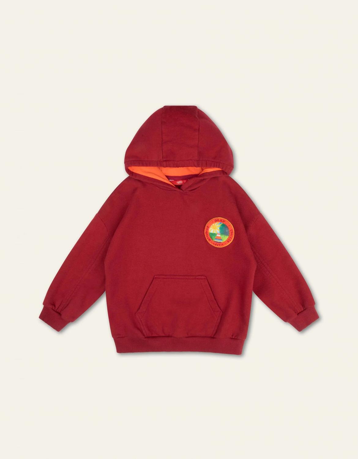 

Детская худи "Радостное настроение" в велосипедном красном Oilily