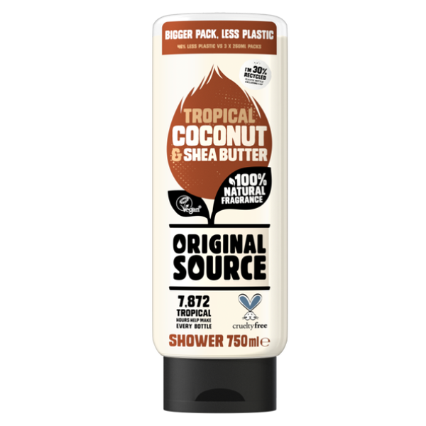 

Гель для душа, 750 мл Original Source Coconut&Shea butter