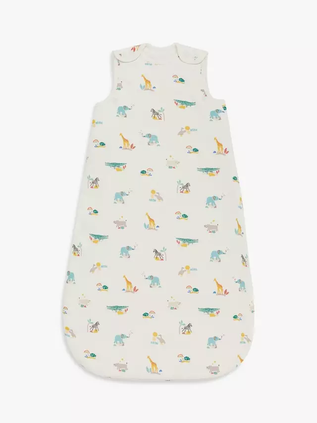 

Детский спальный мешок John Lewis Safari Baby, белый