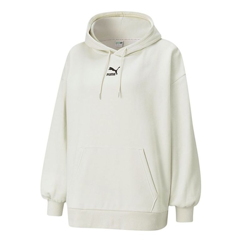 

Толстовка (WMNS) PUMA Classics Oversized logo Printing Plus Fleece Keep Warm Hoodie Grey 530280-05