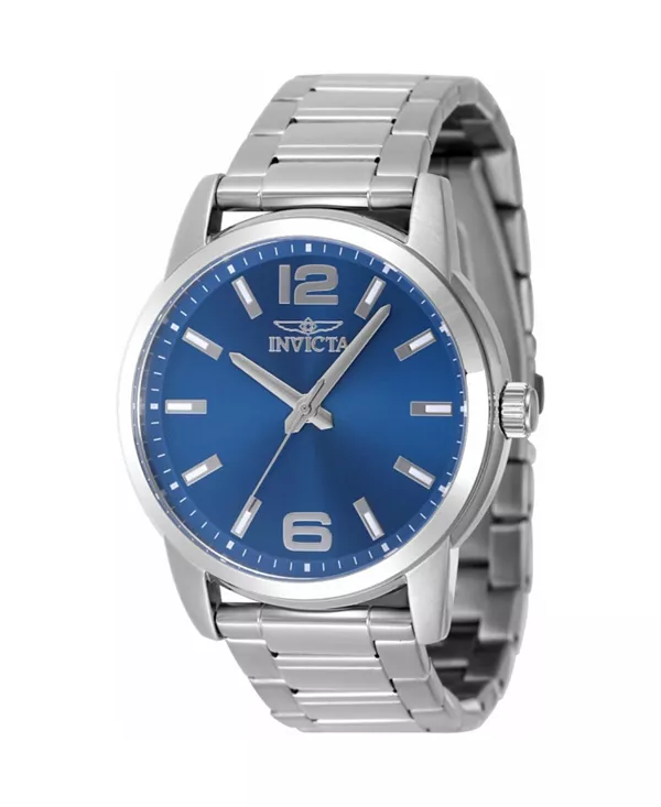 

Мужские кварцевые часы 48490 Celestial с тремя стрелками и синим циферблатом Invicta, blue