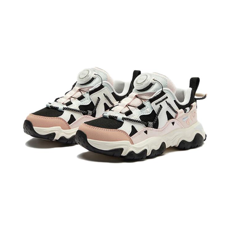 FILA KIDS Низкие детские кроссовки для бега, однотонные, дымчато-розовые, детские — фото 4