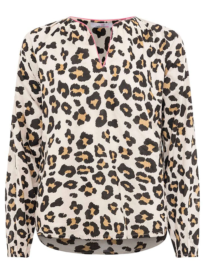 

Блузка Zwillingsherz, кремовый/черный