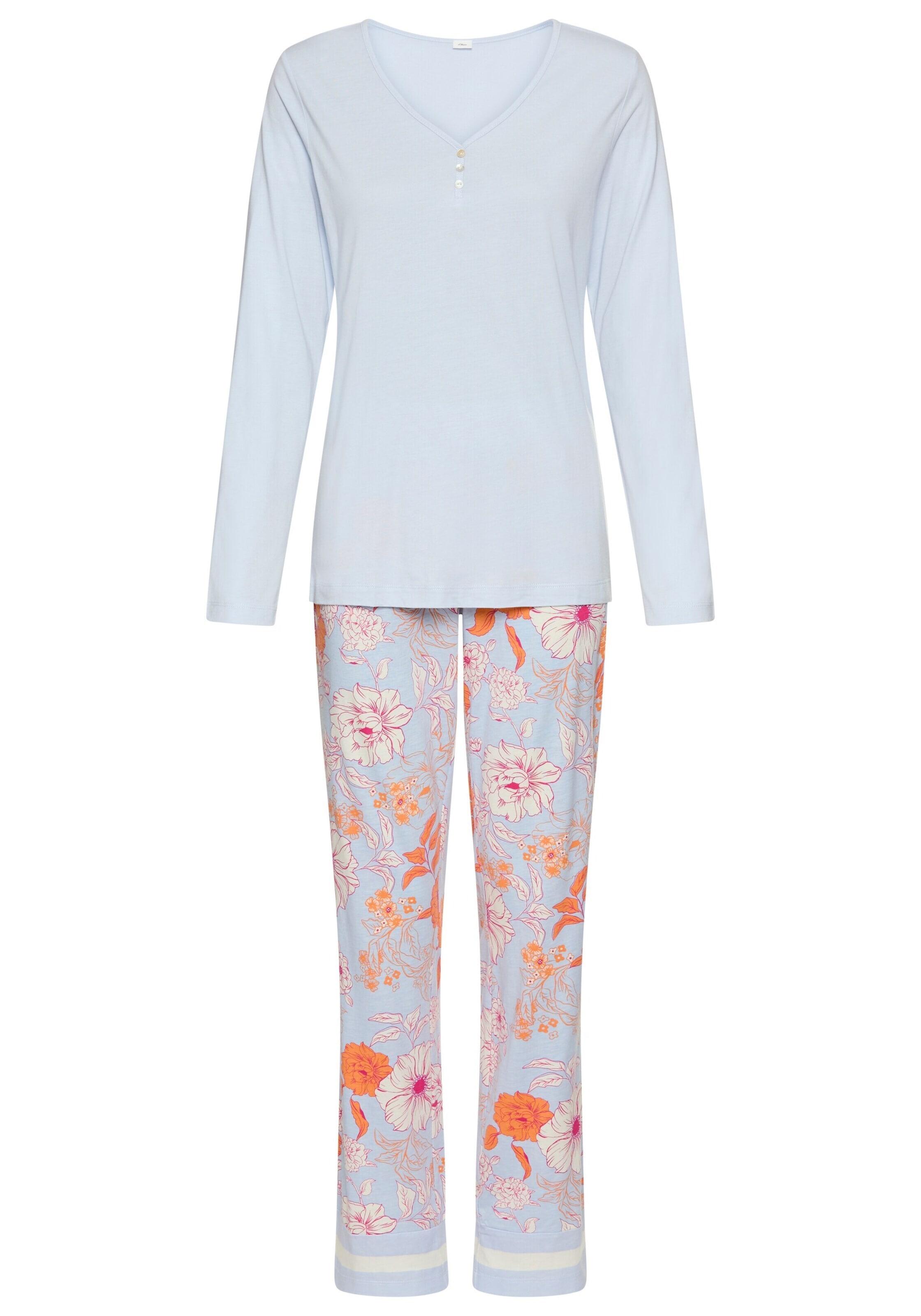 

s.Oliver Пижама в небесно-голубом цвете