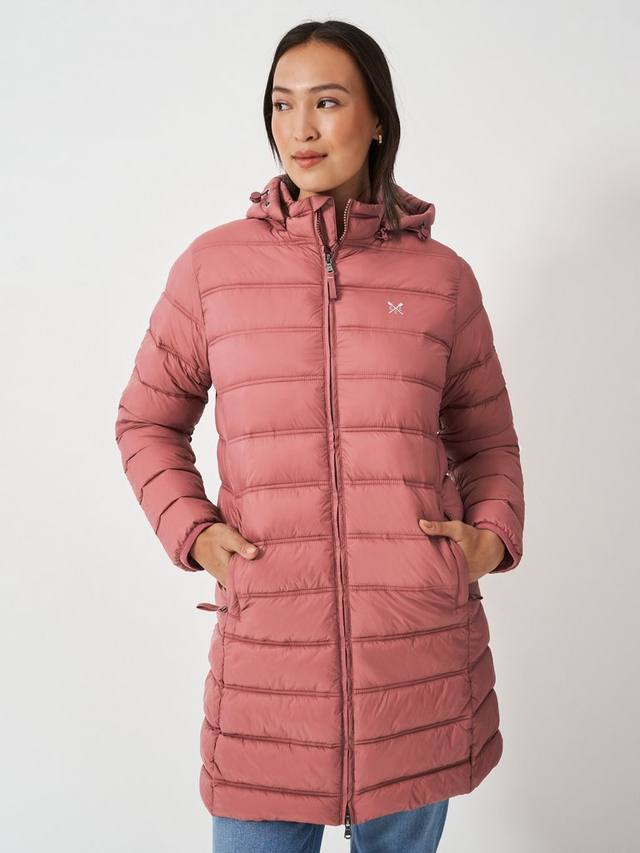 

Легкое пальто с подкладкой Crew Clothing, светло-розовый