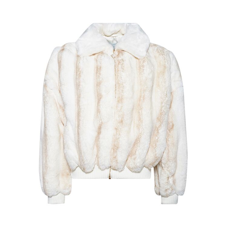 

Куртка Casablanca Faux Fur Jacket Off White, белый