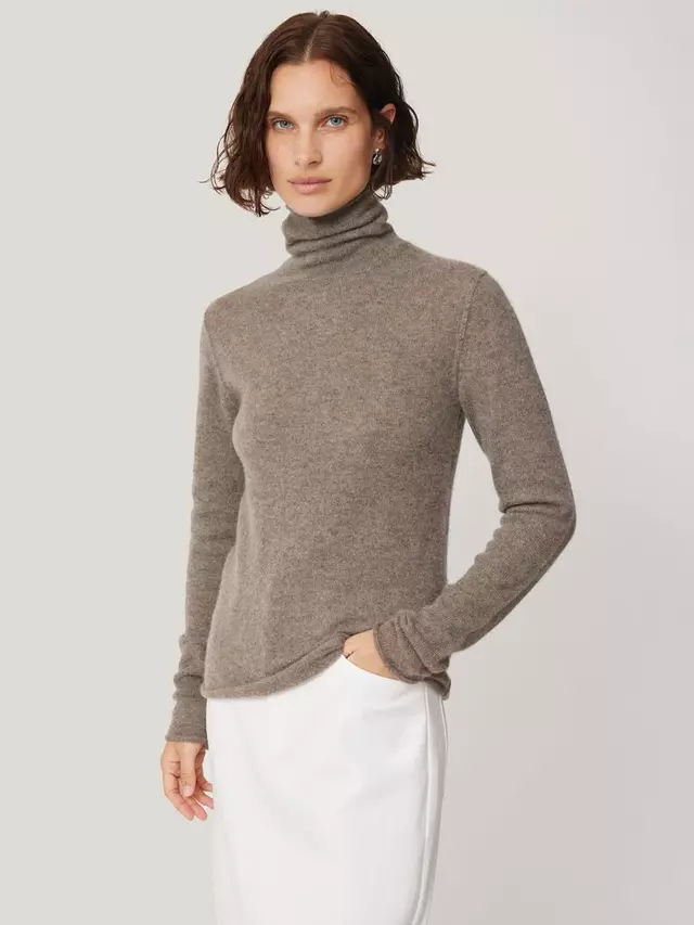 

Джемпер Jigsaw Cloud Cashmere Polo, цвет taupe