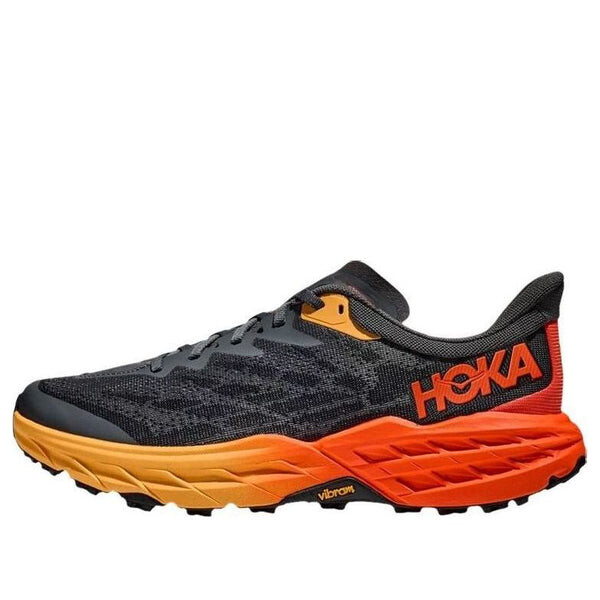 

Кроссовки speedgoat 5 'dark grey orange' Hoka One One, серый