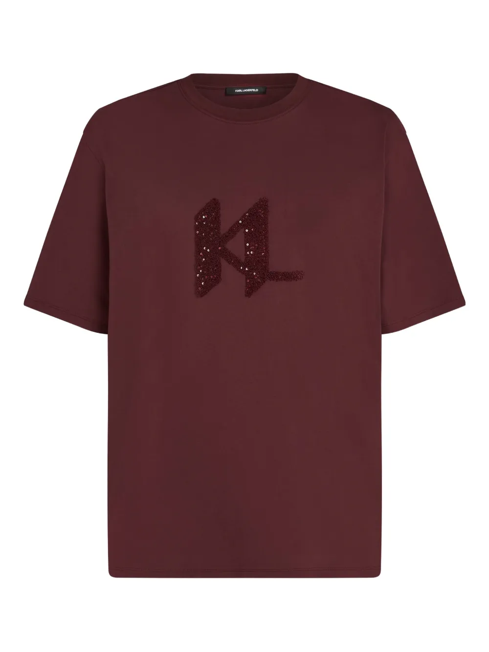 

Декорированная футболка KARL LAGERFELD, красный
