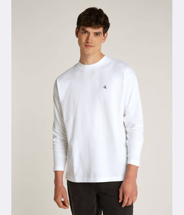 

Лонгслив мужской Calvin Klein Jeans Regular Fit, белый