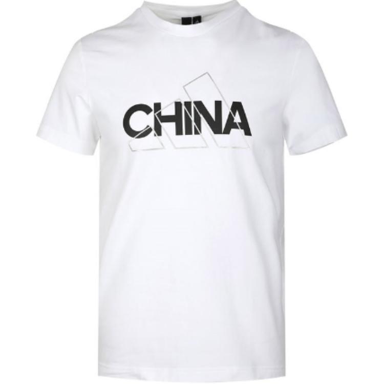

Adidas Футболка China Tee мужская белая, Белый, Adidas Футболка China Tee мужская белая