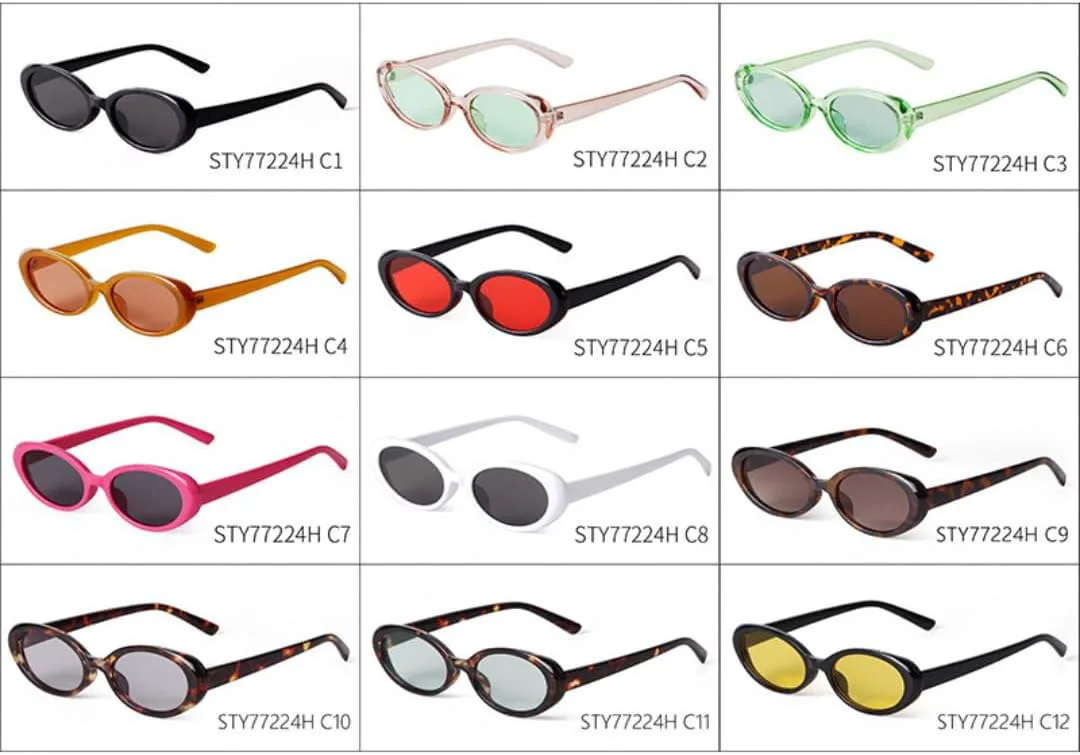 

Солнцезащитные очки с защитой UV400 | Овальная оправа "кошачий глаз" | для женщин и мужчин, для занятий спортом на открытом воздухе и вождения DSVIGF, Green