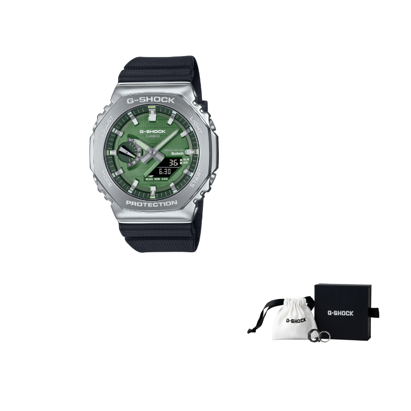 

CASIO Часы G Shock GBM 2100 1AER 43mm, Green Dial GBM-2100A-1A3PR