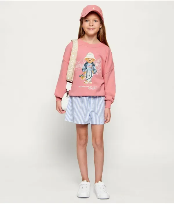 Толстовка regular fit Polo Ralph Lauren, розовый — фото 2