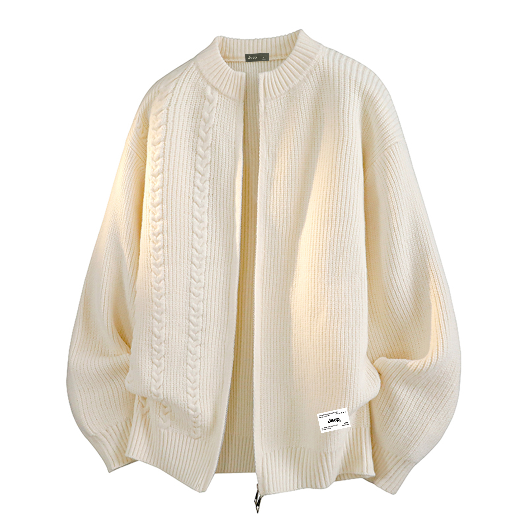 

Трикотаж из коллекции Leisure Collection Unisex Jeep, белый[twisted style]