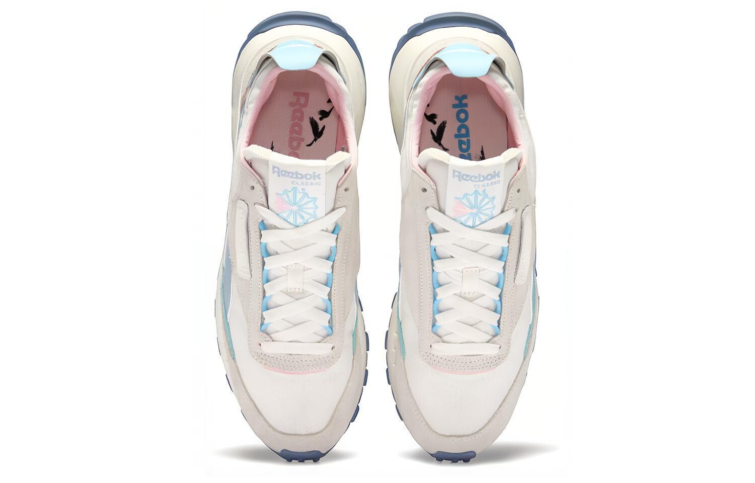 Кроссовки Reebok Classic Leather Legacy Sneaker Grey/Green/Blue — фото 4