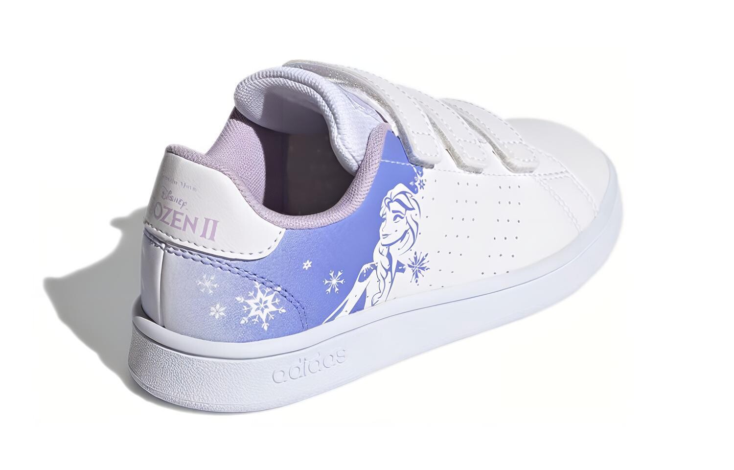 Детские кроссовки для скейтбординга ADVANTAGE PS Low-top Белые/фиолетовые Adidas Neo — фото 4
