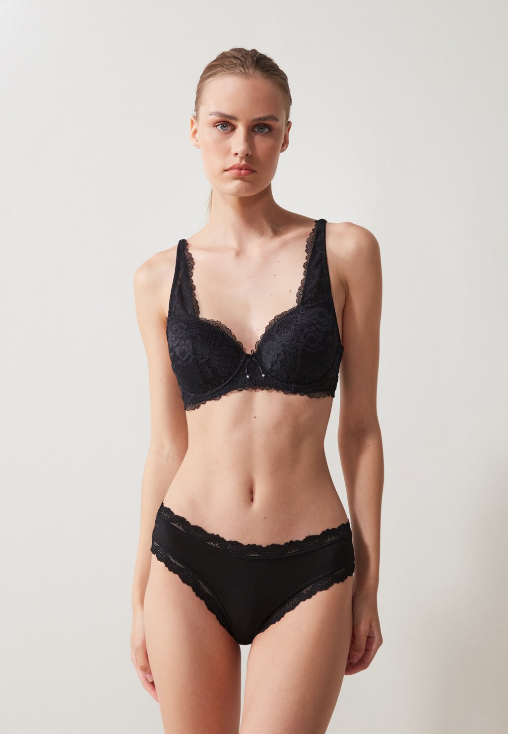 

Трусы MODAL BRIEF WITH LACE 5 PACK Anna Field, черный