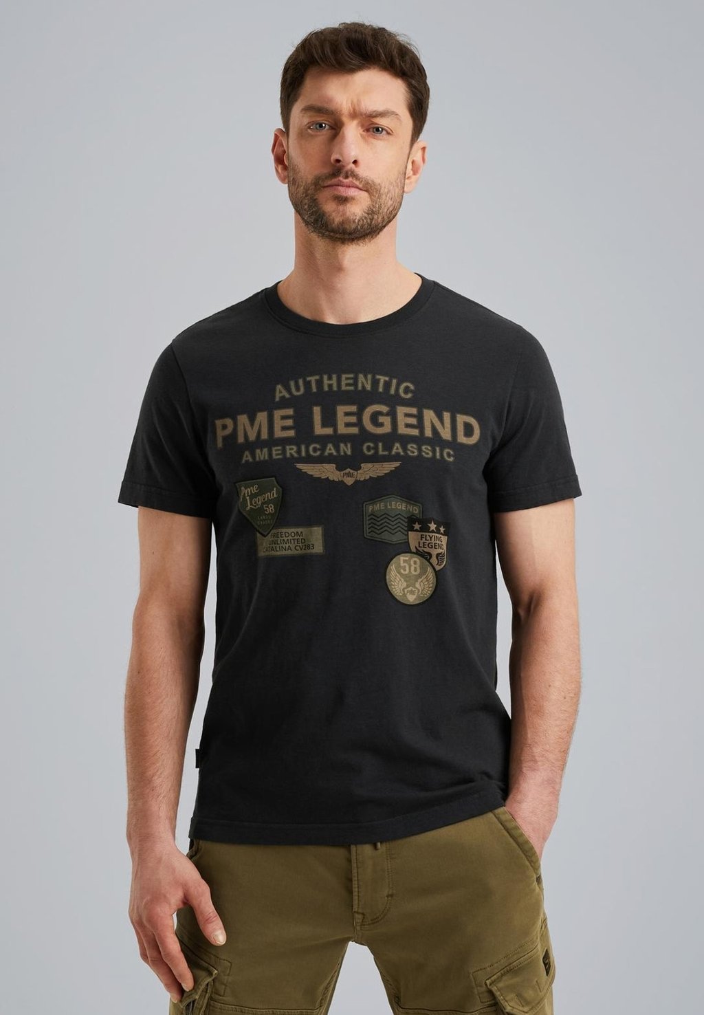 

Футболка с принтом PME Legend, синий