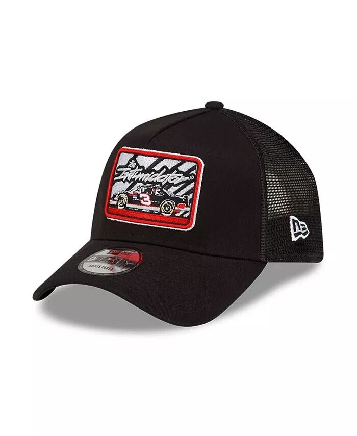 

Мужская черная регулируемая шляпа Dale Earnhardt Legends Intimidator 9FORTY A-Frame Trucker Snapback New Era
