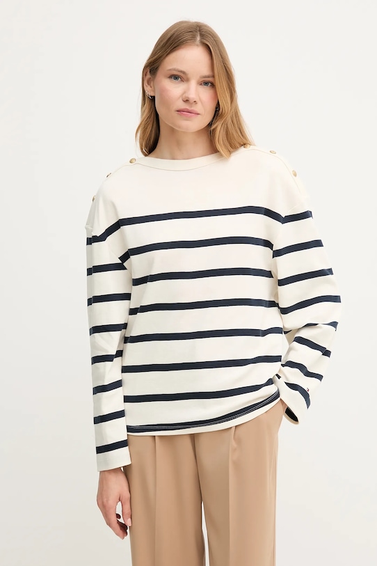 

Хлопковая водолазка Tommy Hilfiger, бежевый