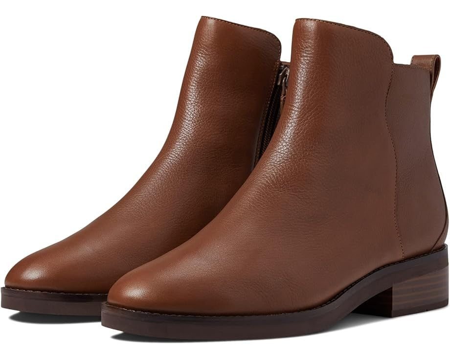 Кожаные женские челси ботильоны Cole Haan River W26414 бежевые