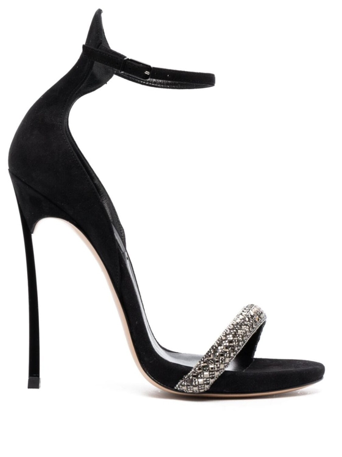 

Casadei босоножки Stratosphere 120 с кристаллами, черный