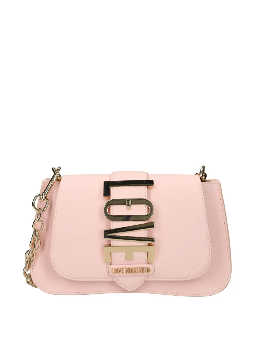 

Сумка через плечо с логотипом Love Moschino, розовый