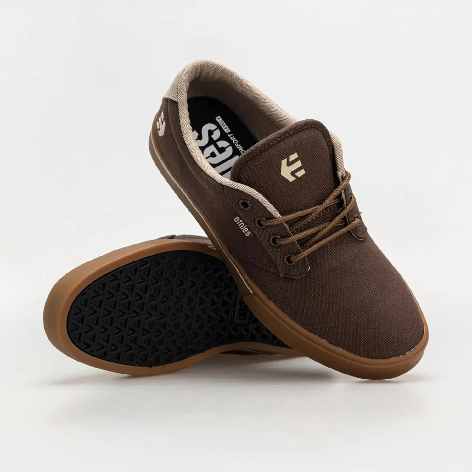 Кроссовки Etnies Jameson 2 Eco, Brown Tan Gum — фото 2