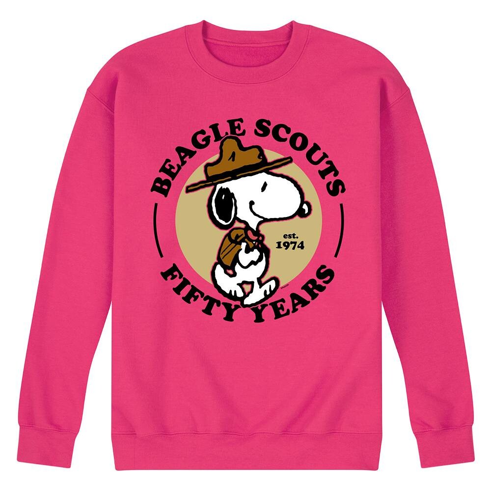 

Мужской флисовый свитшот Peanuts Beagle Scout Scout Licensed Character, цвет Magenta