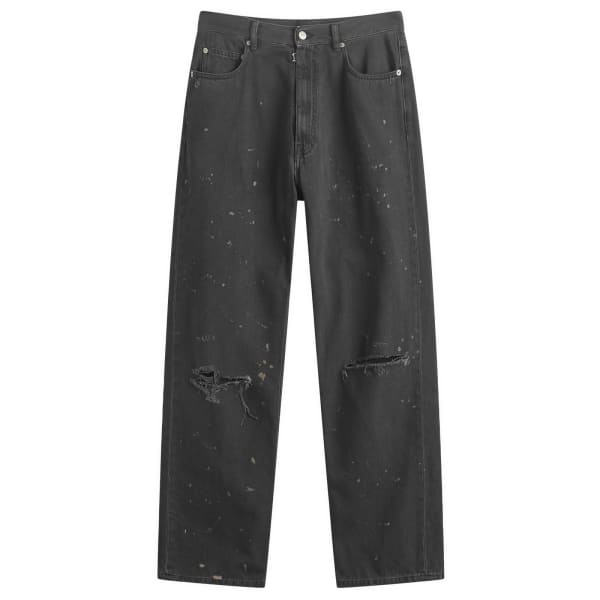

Джинсы прямого кроя Mm6 Maison Margiela, черный