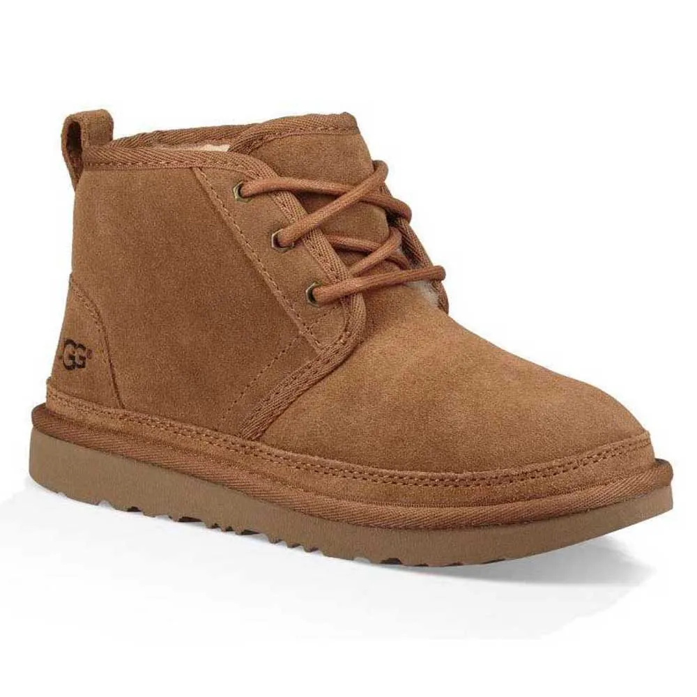 

Детские ботинки Ugg Kids Neumel II замшевые на шнуровке, коричневый
