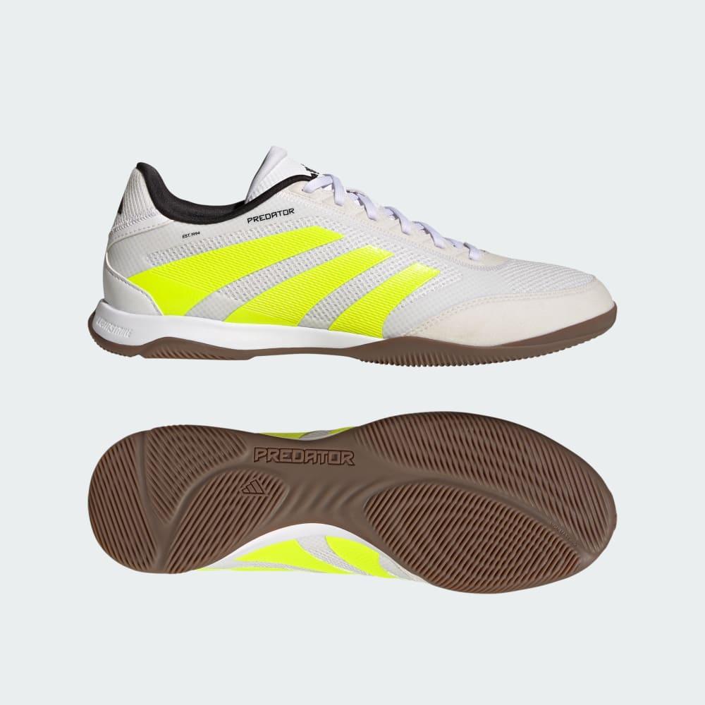 

Кроссовки Adidas Predator League Indoor Cleats, цвет Cloud White/Lucid Lemon/Core Black