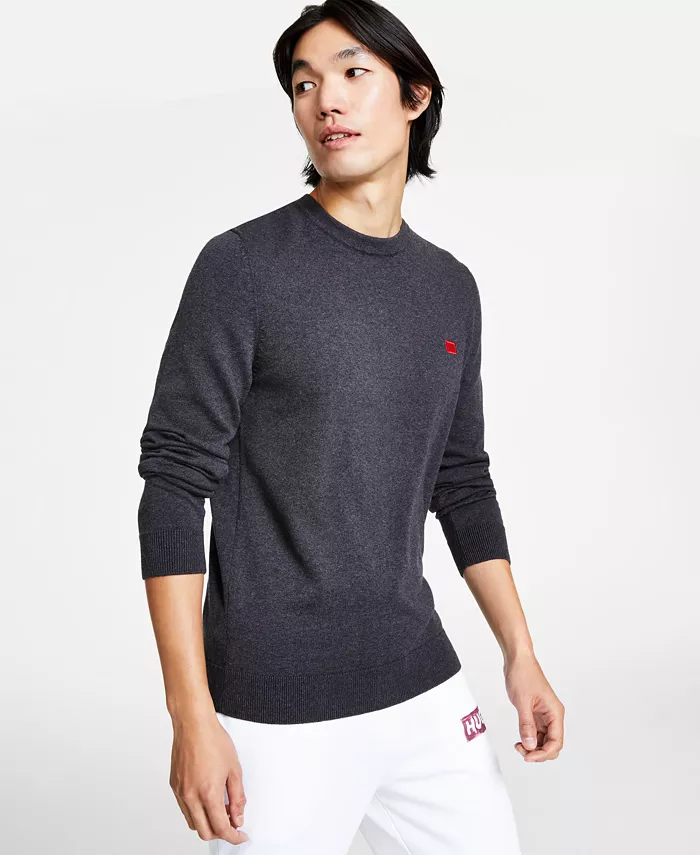 

Мужской свитер San Cassius с логотипом Hugo Boss, серый
