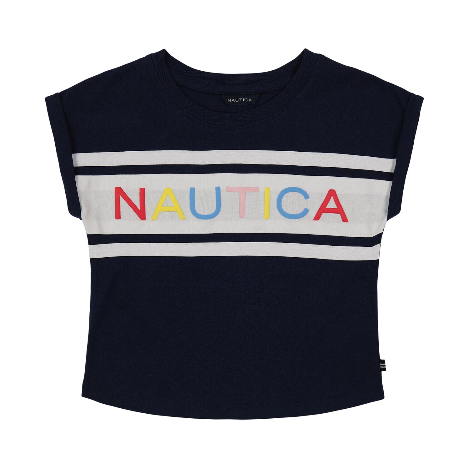 

Футболка с логотипом Nautica для девочек (7–16), цвет Algae Green