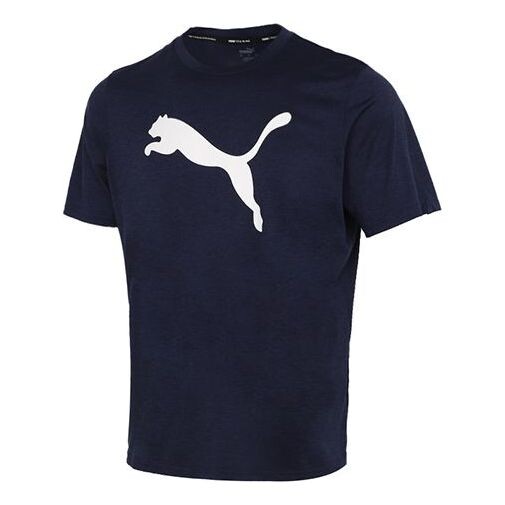 

Футболка train favorite heather t-shirt 'navy' Puma, синий