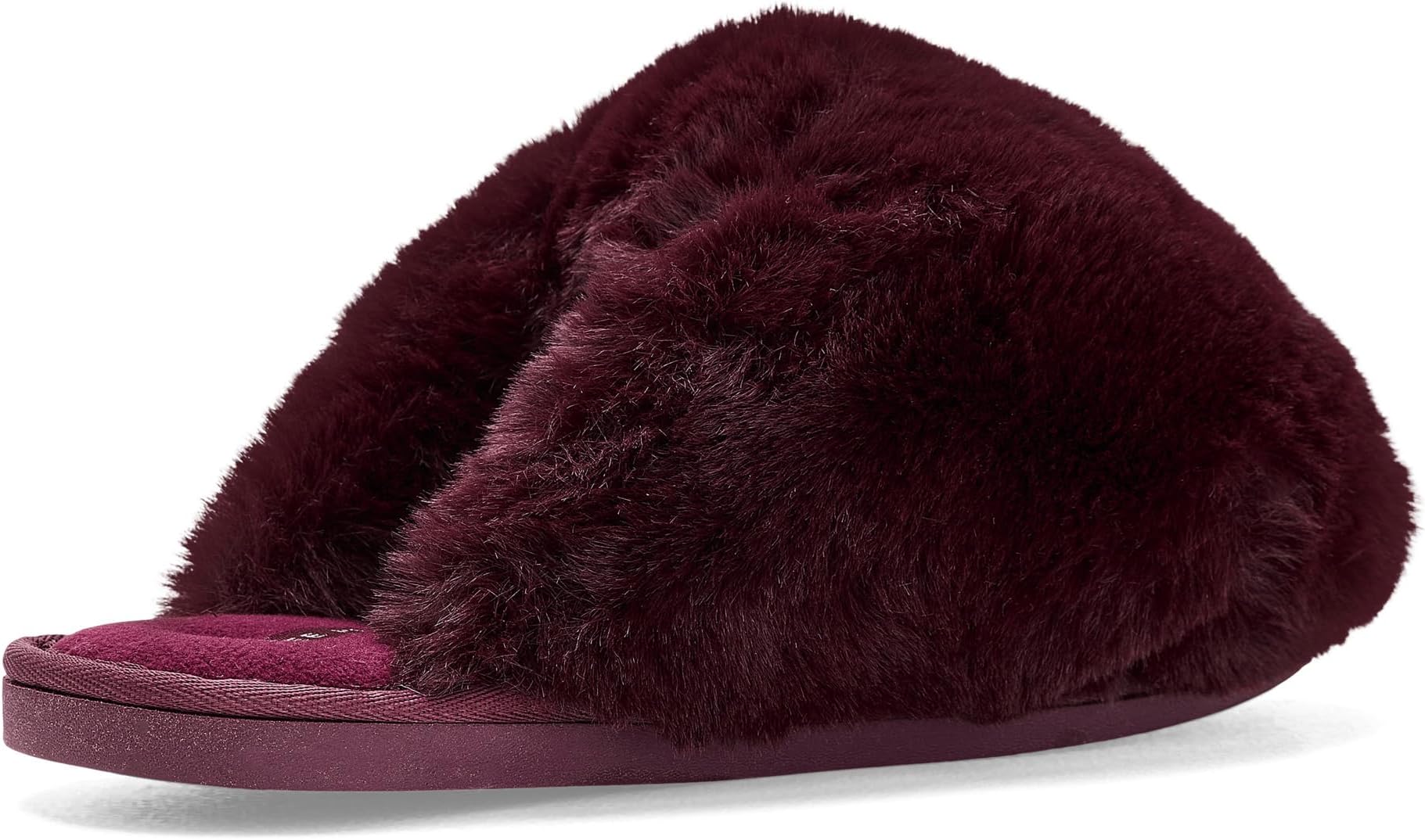 Тапочки Free People Women's Snowball Slippers, Cabernet Faux Fur — фото 3