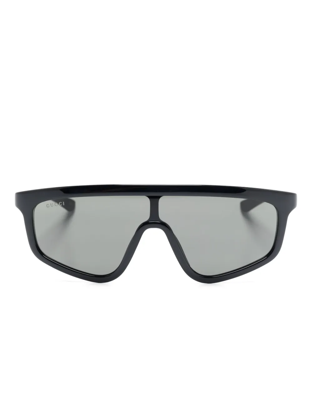 

Солнцезащитные очки-маска Gucci Eyewear, черный