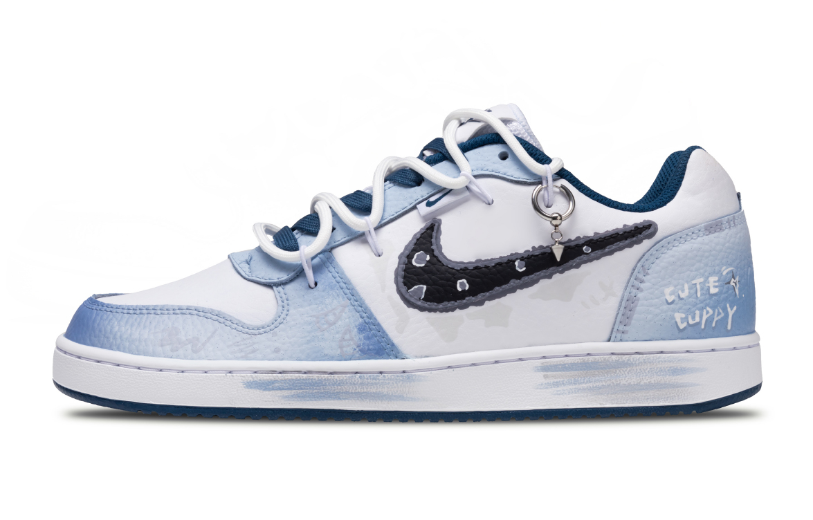 

Nike Eberson ocean rhapsody устойчивые к истиранию низкие скейтерские кроссовки мужские white blue