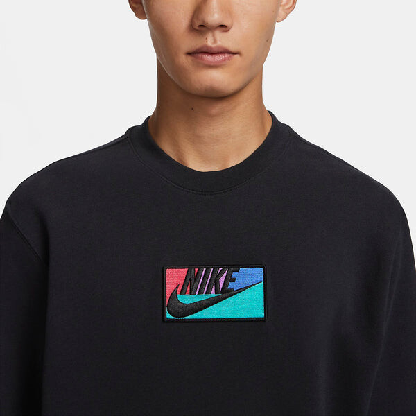 Толстовка спортивная одежда клуб флисовая толстовка с капюшоном Nike, черный — фото 3