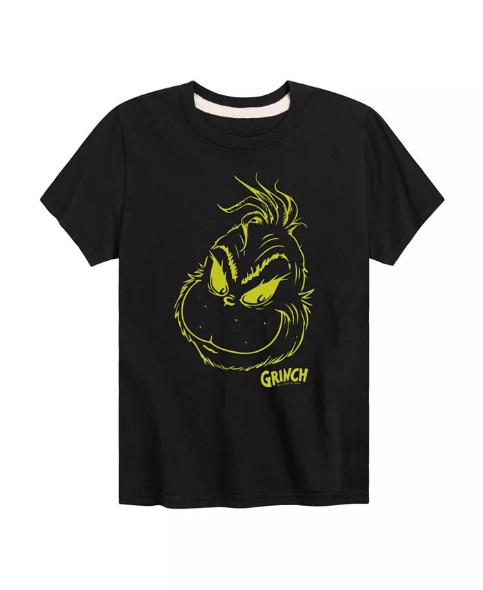 

Футболка с изображением лица Гринча от Big Boys The Grinch Hybrid, черный
