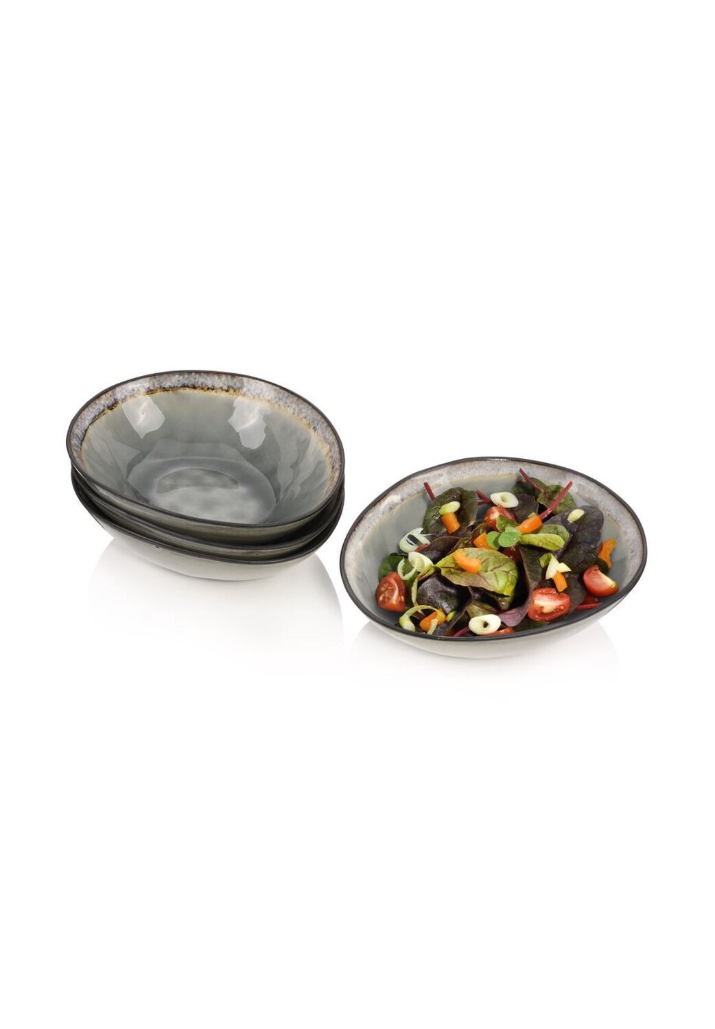 

Набор посуды из керамогранита Capri Grey Sänger, salatschalen set 4-teilig