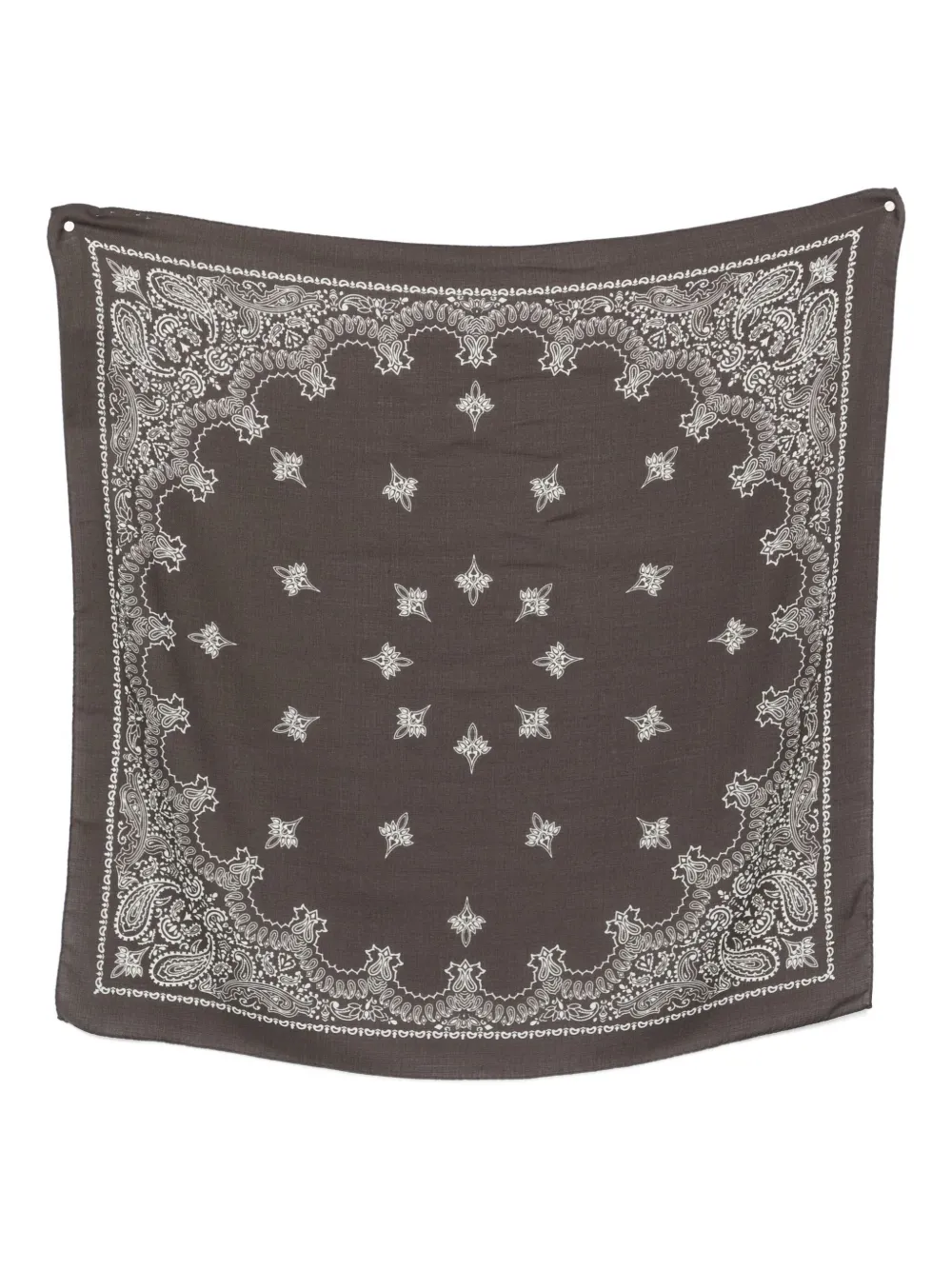 

Бандана-шарф с принтом пейсли Cenere GB, коричневый